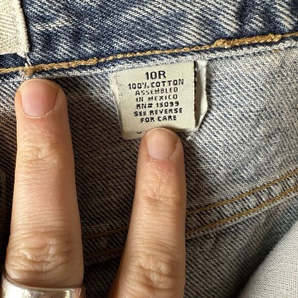 Crossroads 90s Denim Jeans High Waist Tapered Medium Stone Wash Vintage Sz 10 - Picture 5 of 8